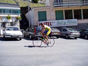 Juan Carlos en la Mongie