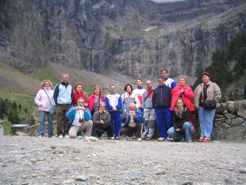 Grupo en Circo de Gavarniere