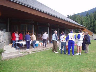 Comida en el lago de Payolle