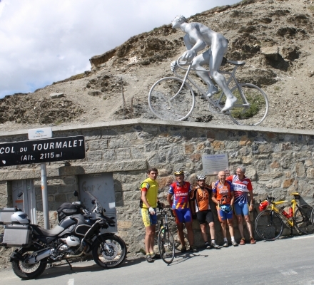 Grupo en Tourmalet